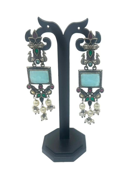 German Silver Earrings