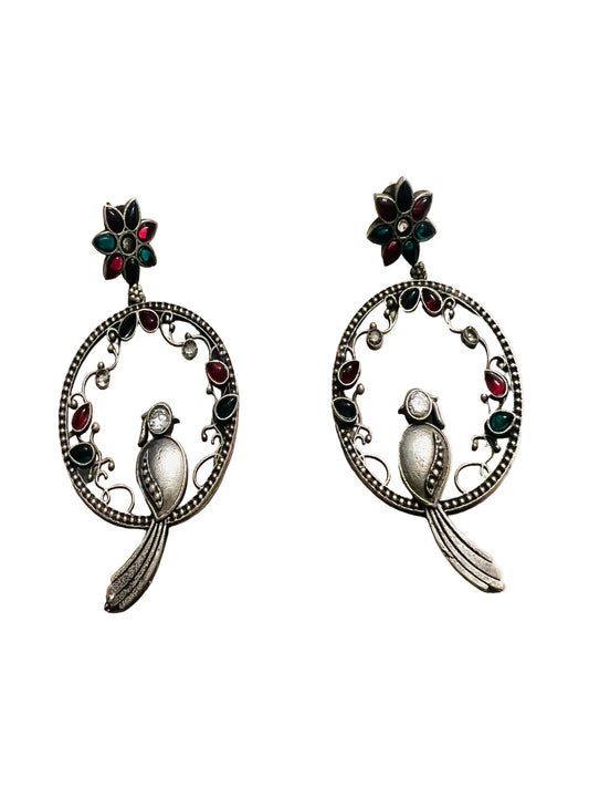 German Silver Earrings