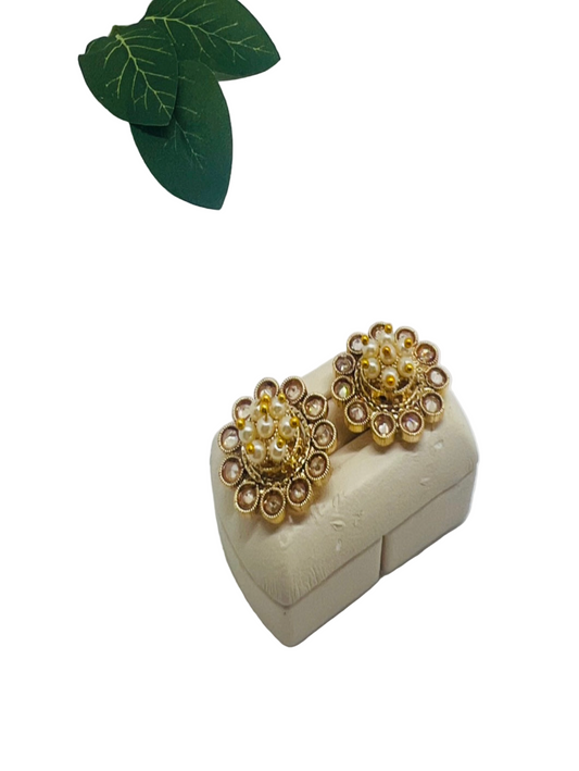 Bronze Pearl Studs