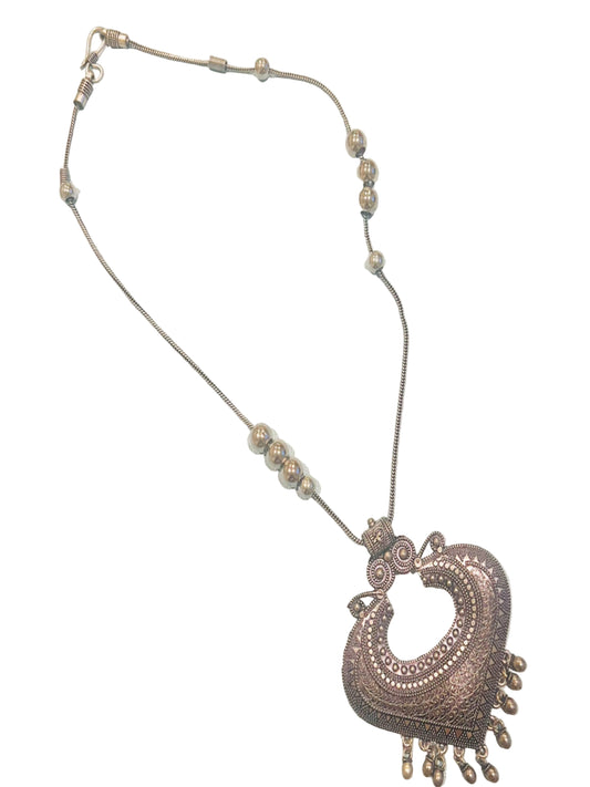 German Silver Long Necklace