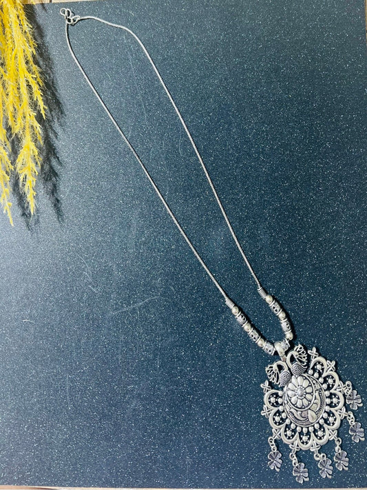 German Silver Pendant style Necklace.