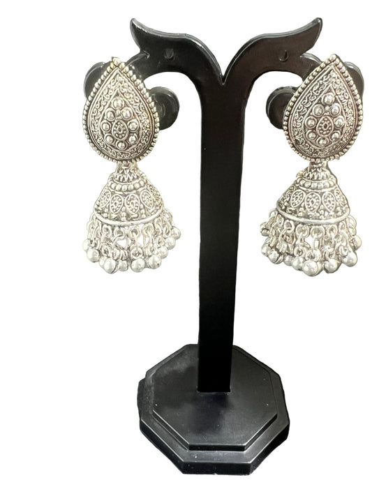 Oxidize Jhumka Earrings