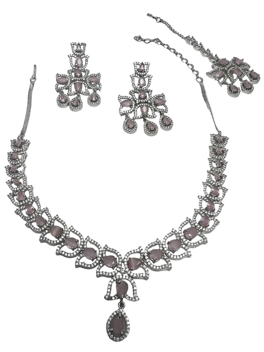 American Diamond(AD) Necklace Set