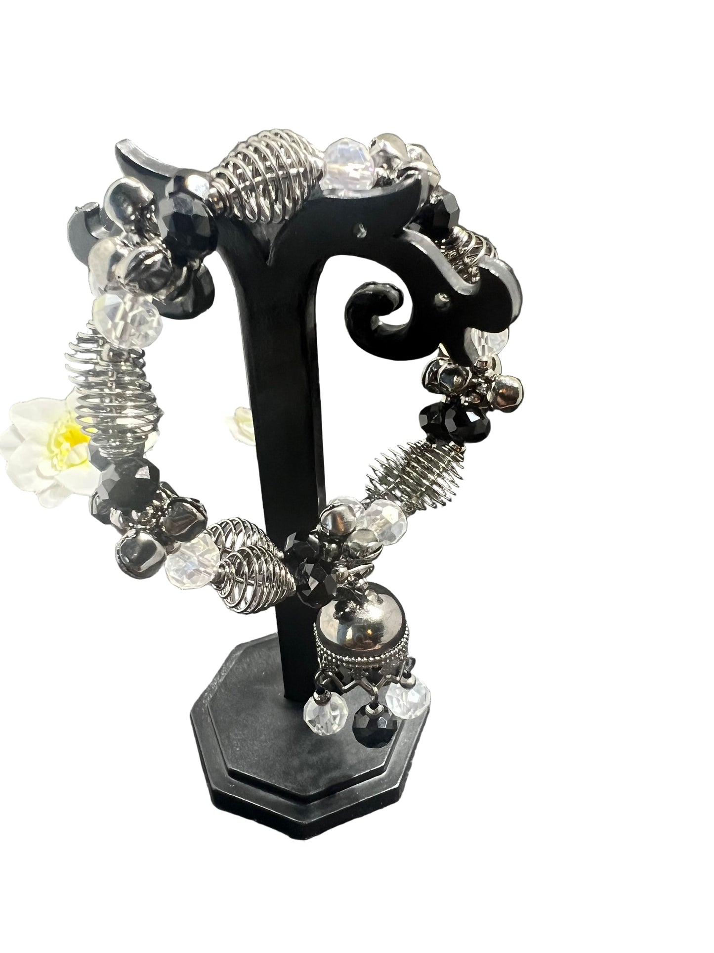 Oxidize Ghungru and beads Bracelet.