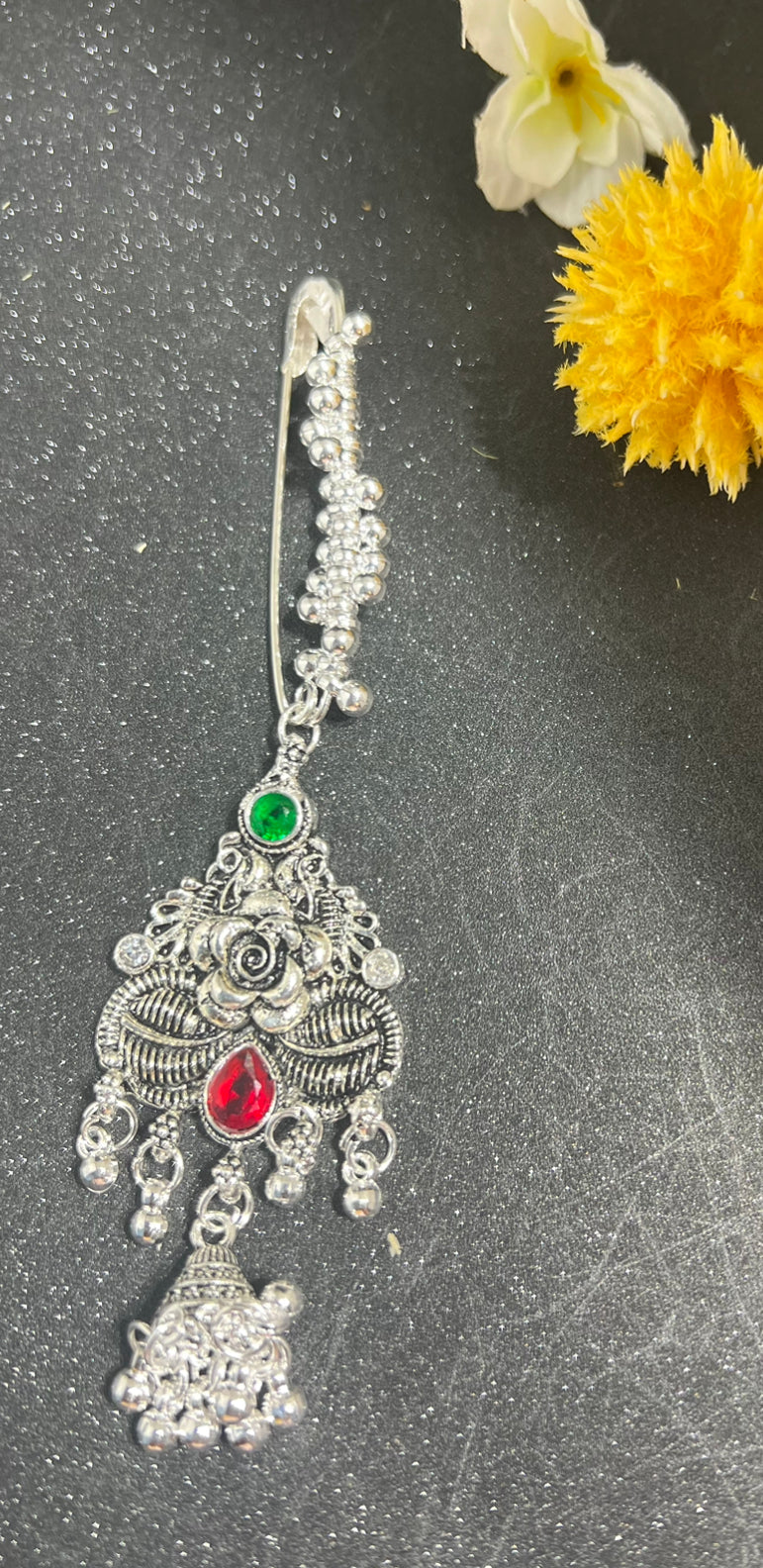Oxidize Saree Pin
