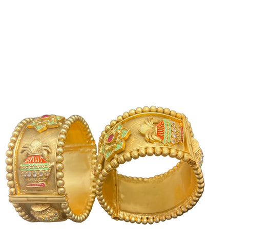 Rajwadi Openable Kadas/bangles. Size 2.4