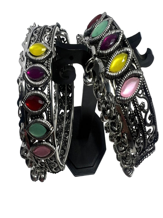 Multicolor Ghungroo Openable Bracelets
