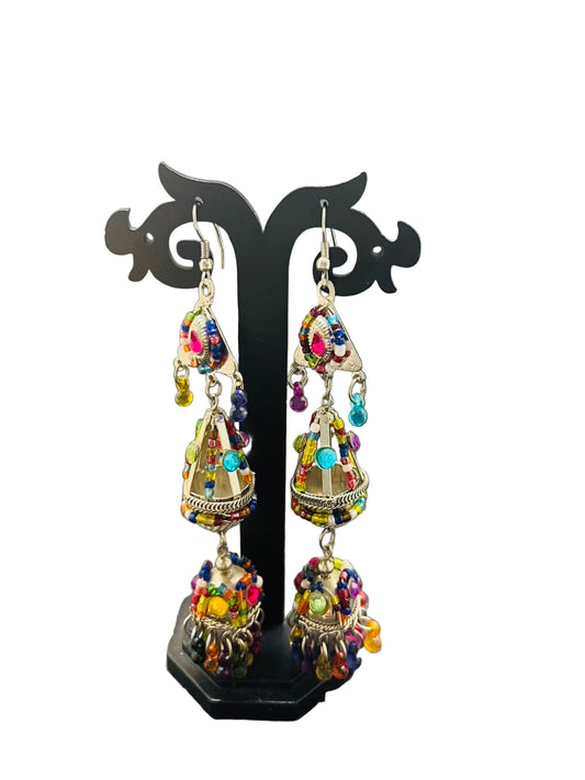 MultiColor Dangling  Earrings