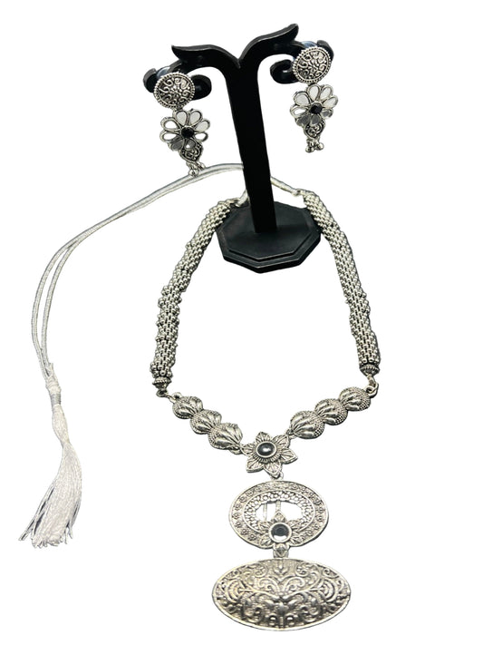 German Silver Long Necklace
