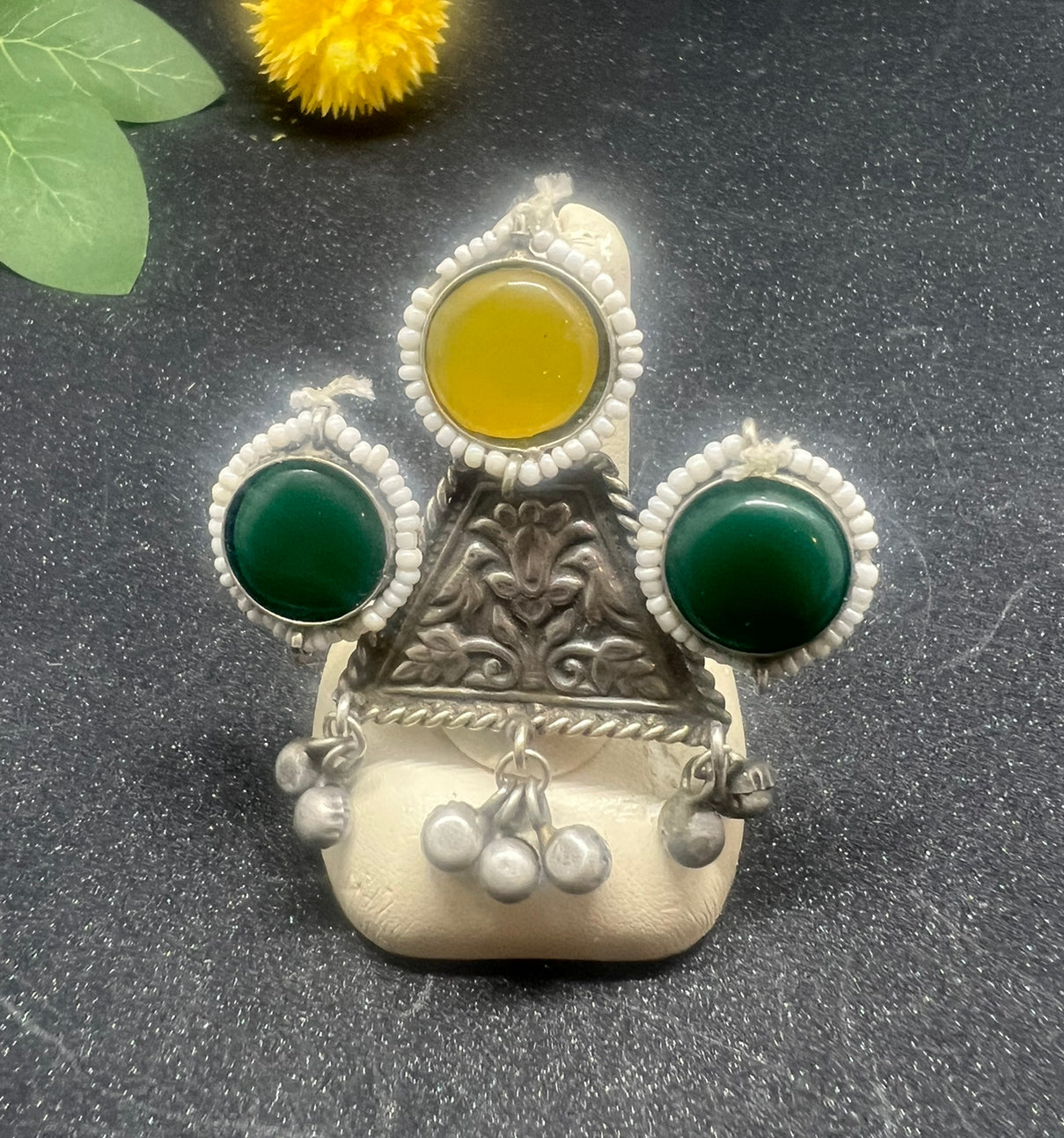 German Silver Adjustable Ring