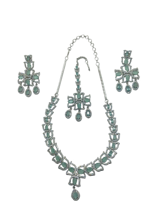 American Diamond(AD) Necklace Set