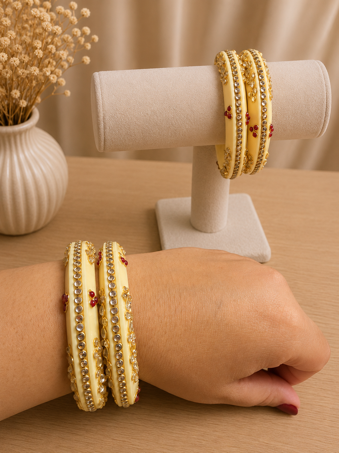 Kundan Bangles