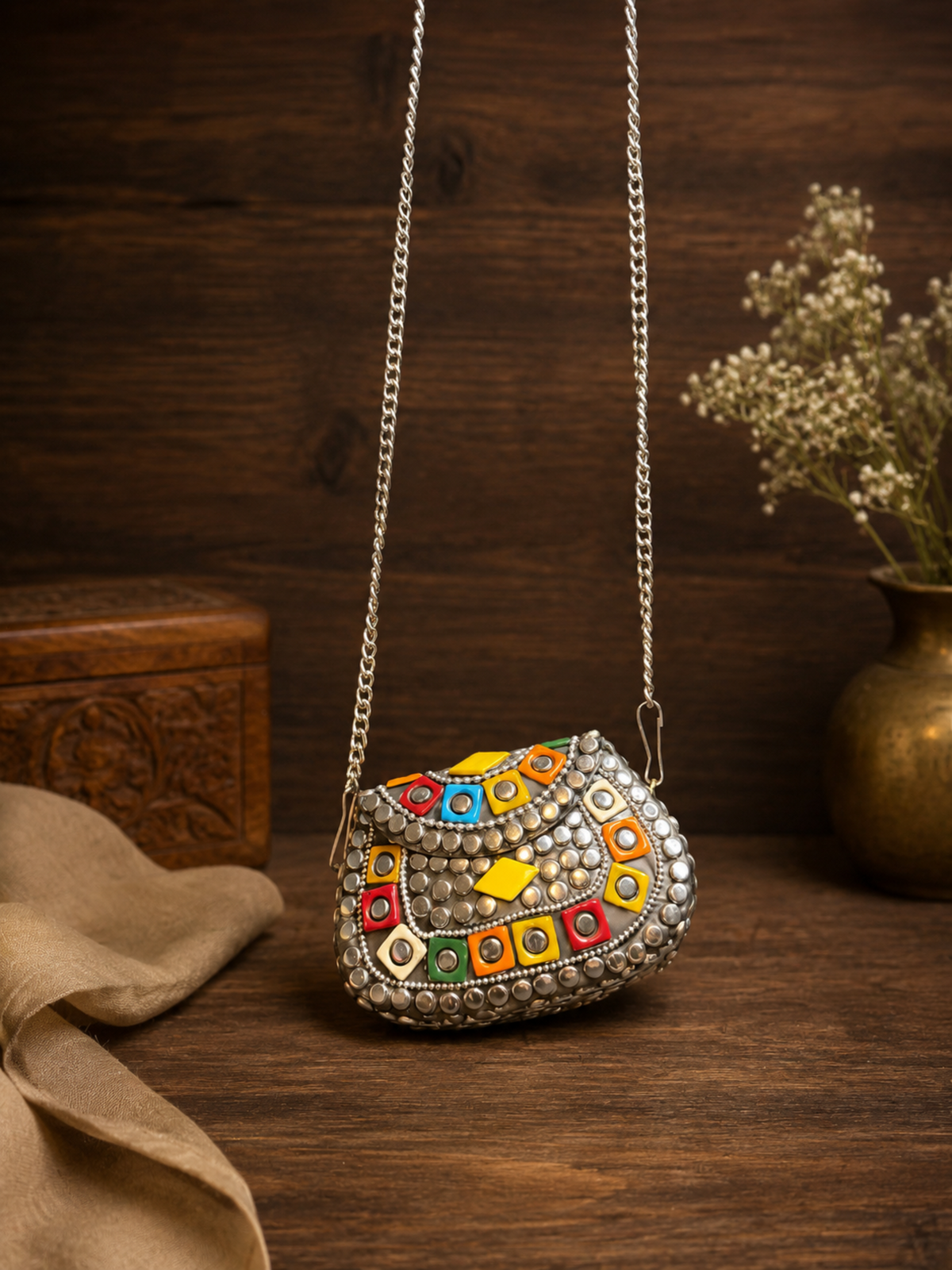 Multi-Stone Purse