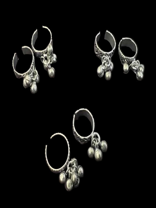 German Silver Toe rings