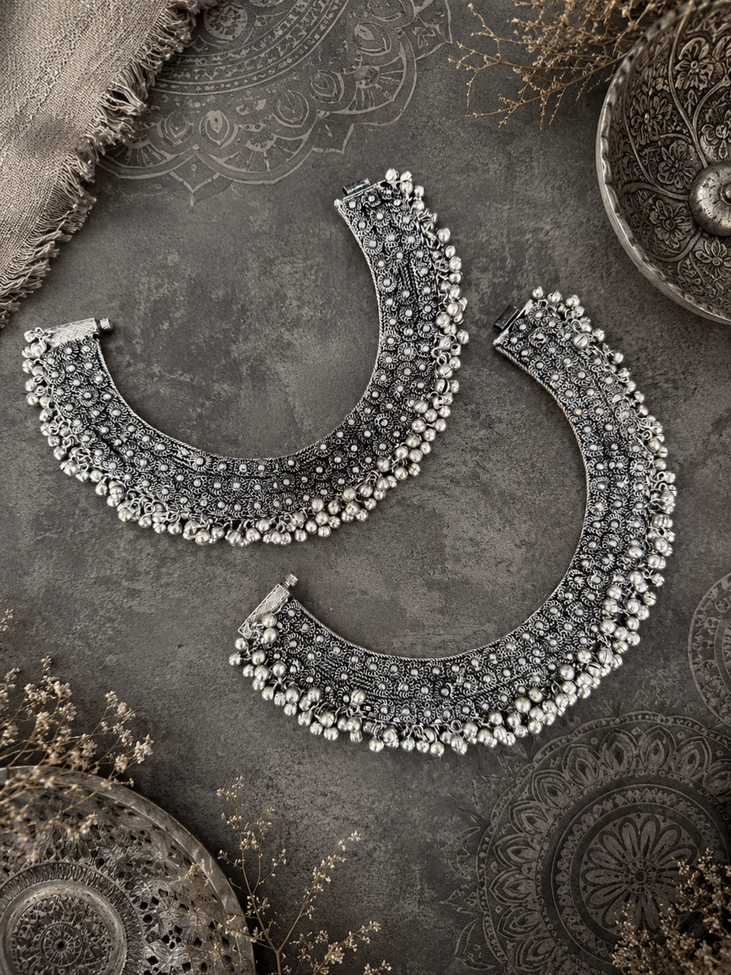 Oxidize Thick Anklets