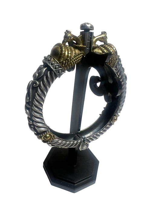 Peacock Dual tone Openable Kada/Bangle