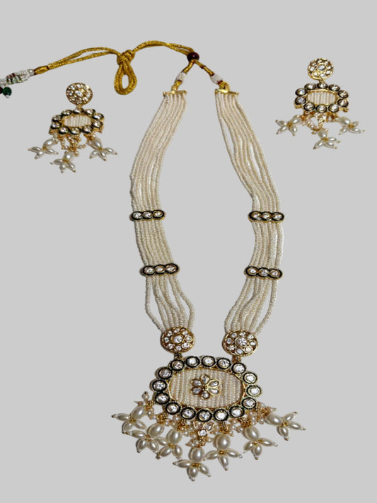 Pearl Long Necklace Set