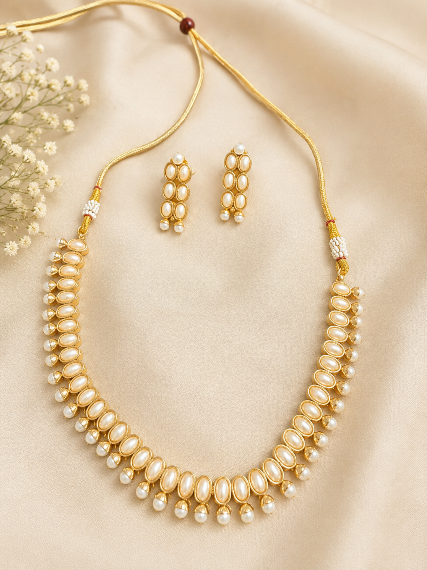 Pearl Necklace Set