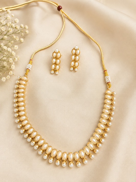 Pearl Necklace Set