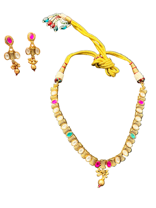 Light weight choker/Necklace Set