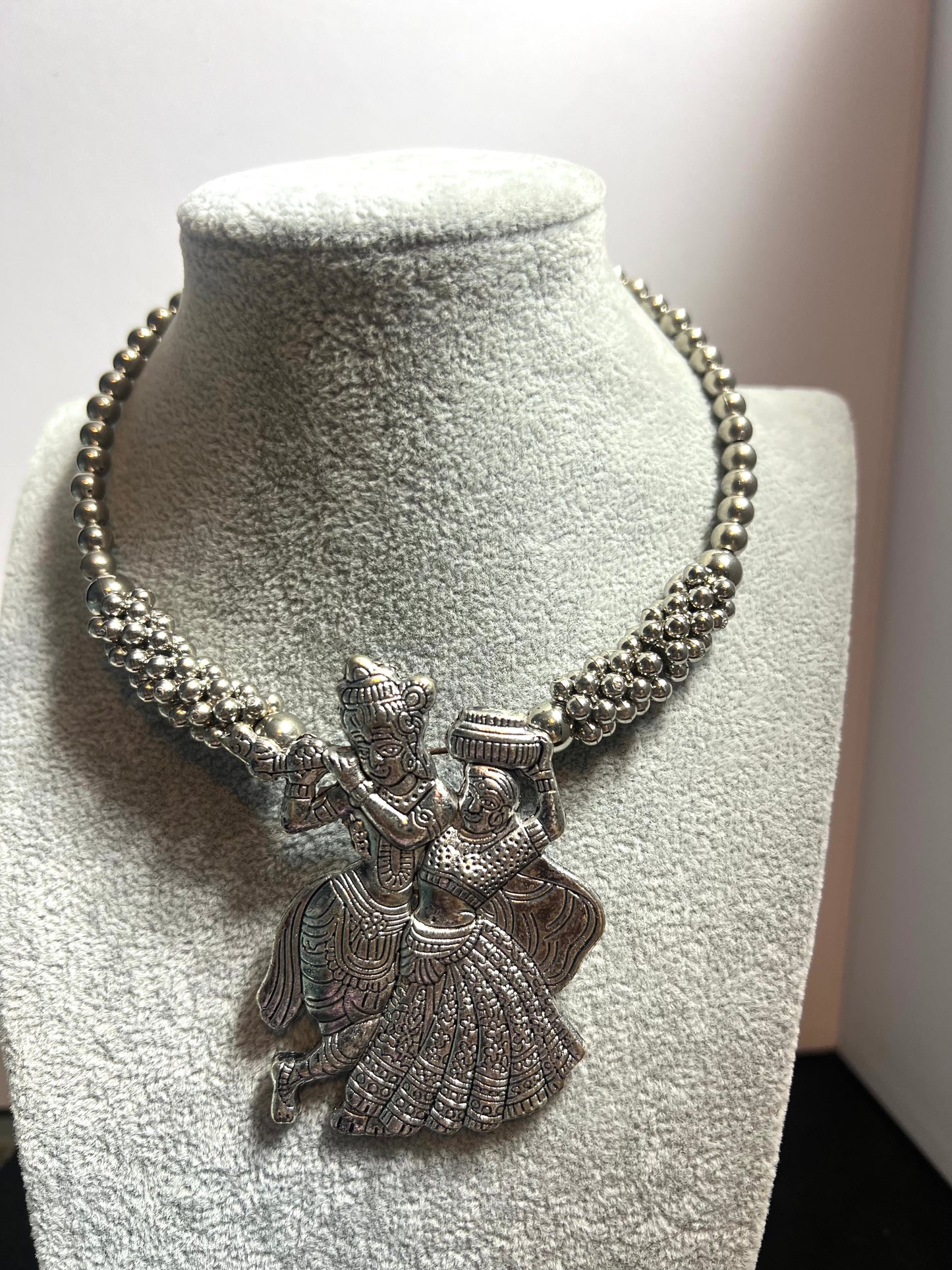 Radha Krishna Choker/Necklace Set