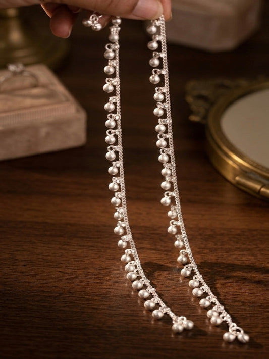 Silver plated Anklets