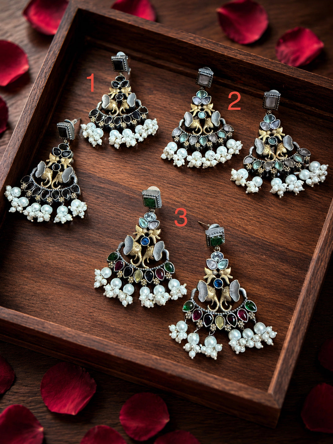 Stonework Earrings