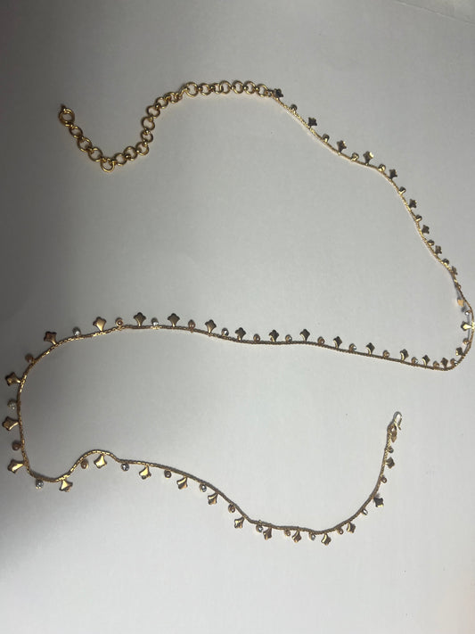 Gold Plated Waist Belt