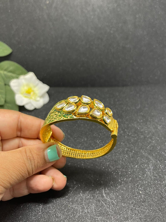Kundan Openable Bracelets-Size 2.2/2.4