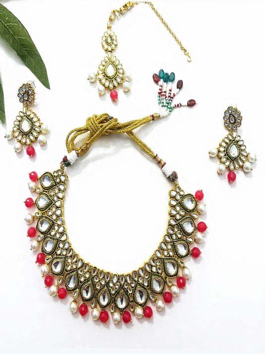 Kundan Choker/Necklace Set