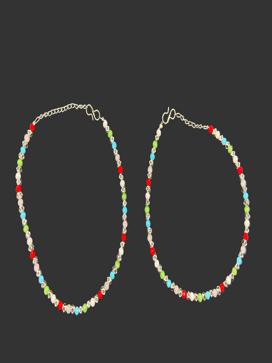 Multi color Beads Anklets